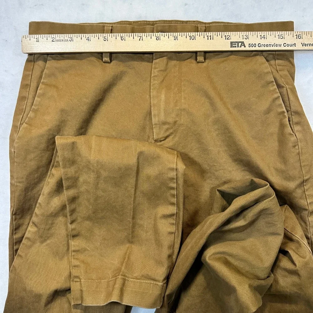 Gap Khakis Skinny Performance‎ Pants Mens 30x32 Palomino Brown Chinos 472760-04
